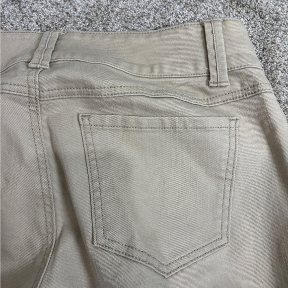 Cabi Pants Womens Size 8 Ivory Cotton Denim Jeans Boyfriend Straight Mid Rise - Picture 3 of 10